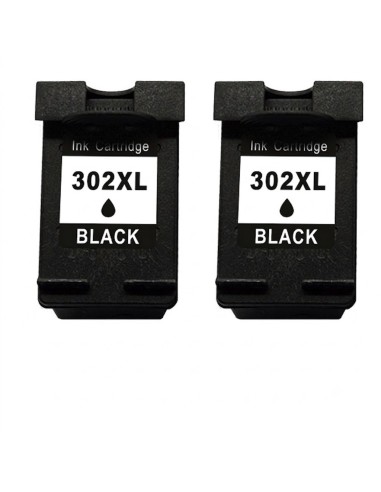 HP 302XL negro CARTUCHO DE TINTA COMPATIBLE F6U67AE