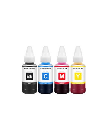 Botella Negro Epson T6641 T6642 T6643 T6644 Ecotank ET-2500 2550 4500 L300