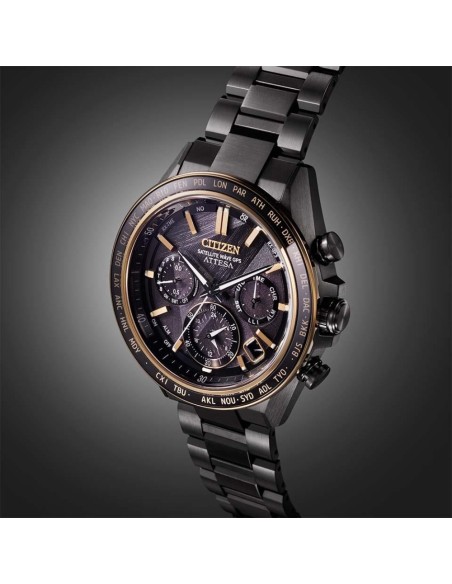 solar GPS titanio Citizen Attesa ACT Line/Black Titanium™ Series Limited edition CC4078-51E JDM