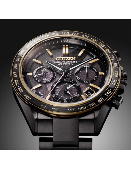 solar GPS titanio Citizen Attesa ACT Line/Black Titanium™ Series Limited edition CC4078-51E JDM