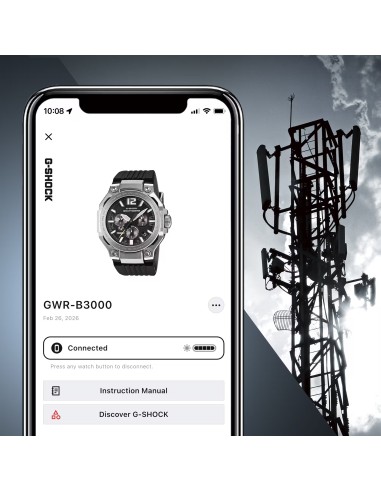 piloto radiocontrol solar Bluetooth Casio G-Shock Gravity Master GWR-B3000-1AJF JDM