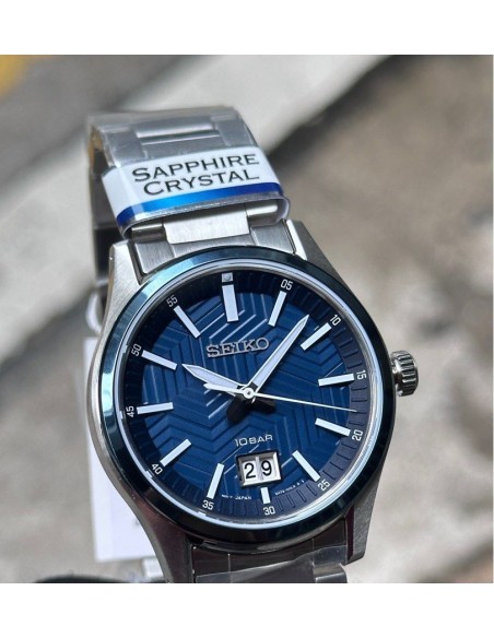 cuarzo hombre Seiko Discover SUR559P1 39,5 mm cristal de zafiro 100m
