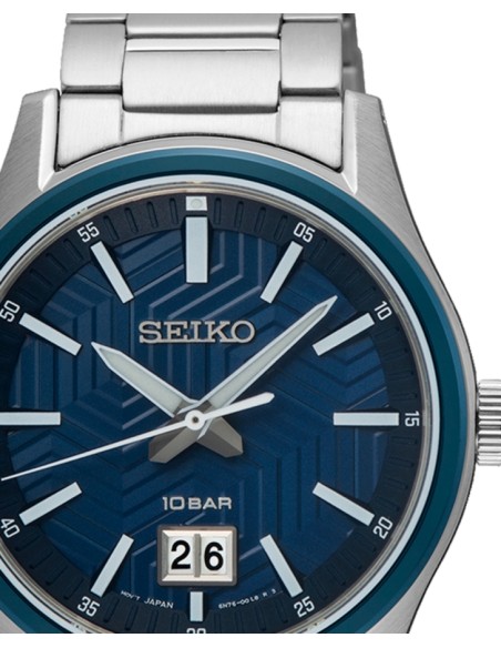 cuarzo hombre Seiko Discover SUR559P1 39,5 mm cristal de zafiro 100m