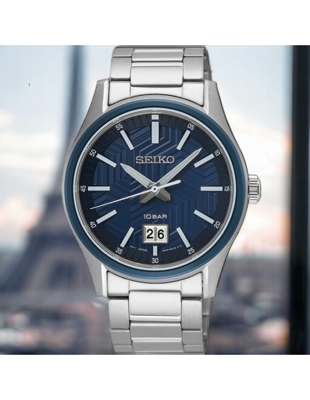 cuarzo hombre Seiko Discover SUR559P1 39,5 mm cristal de zafiro 100m
