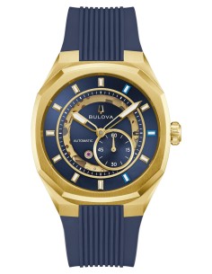automático hombre Bulova Marc Anthony Surveyor 97A205 40.5mm cristal de zafiro