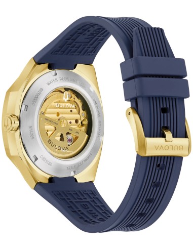 automático hombre Bulova Marc Anthony Surveyor 97A205 40.5mm cristal de zafiro