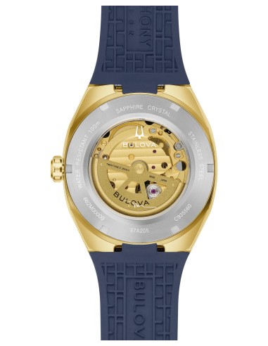automático hombre Bulova Marc Anthony Surveyor 97A205 40.5mm cristal de zafiro