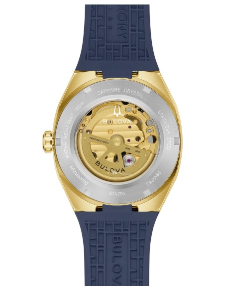 automático hombre Bulova Marc Anthony Surveyor 97A205 40.5mm cristal de zafiro
