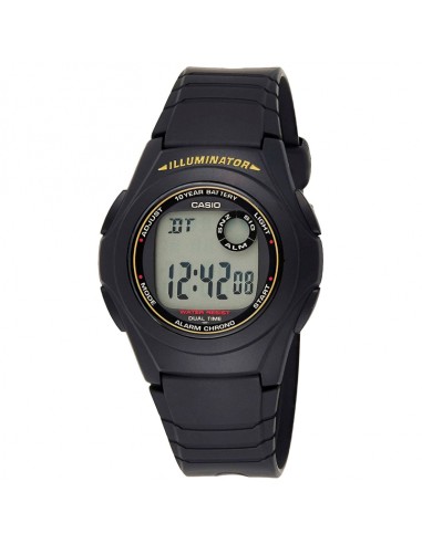 Reloj Casio F-200W-9A Cuarzo - 10 Años de bateria