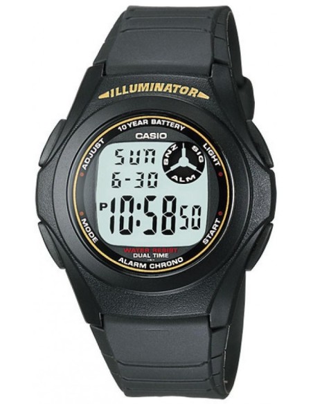 Reloj Casio F-200W-9A Cuarzo - 10 Años de bateria