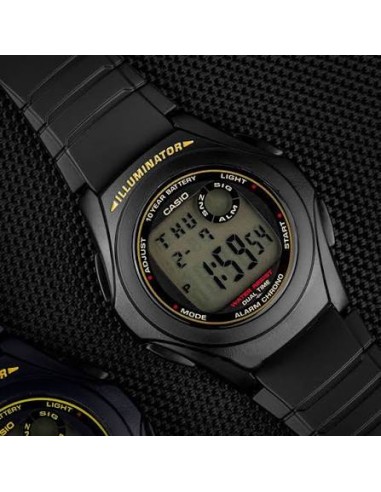 Reloj Casio F-200W-9A Cuarzo - 10 Años de bateria