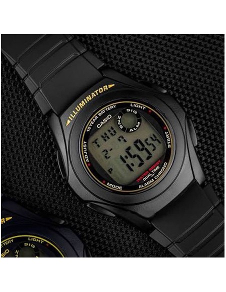 Reloj Casio F-200W-9A Cuarzo - 10 Años de bateria