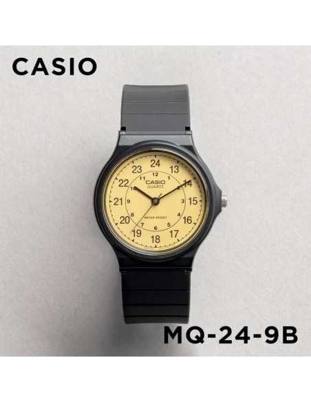 Reloj clásico unisex Casio The Daily Battlefield MQ-24-9B, 38,8 × 34,9 × 7,8 mm, formato de 12/24 horas.