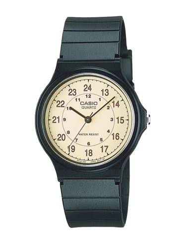 Reloj clásico unisex Casio The Daily Battlefield MQ-24-9B, 38,8 × 34,9 × 7,8 mm, formato de 12/24 horas.