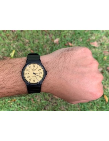 Reloj clásico hombre Casio MQ-24-9B Hora 12/24 vintage