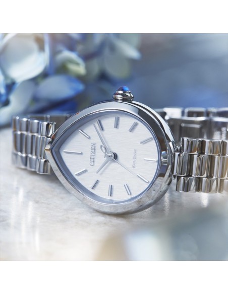 solar mujer Citizen L RAINELL Collection EM1200-55A 26.2mm 50m WR cristal de zafiro
