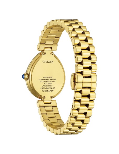 solar mujer Citizen L RAINELL Collection EM1202-50P 26.2mm cristal de zafiro
