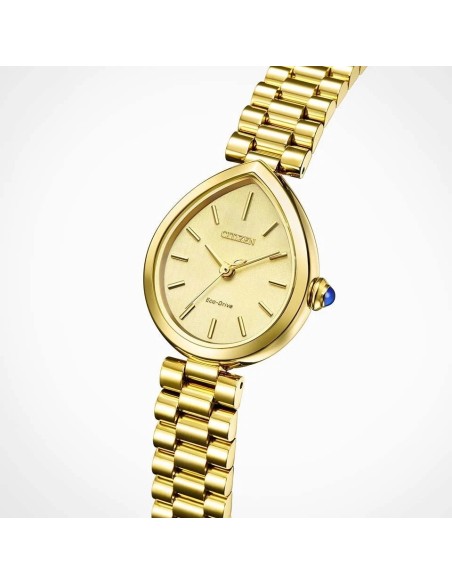 solar mujer Citizen L RAINELL Collection EM1202-50P 26.2mm cristal de zafiro