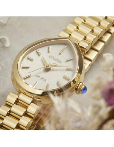 solar mujer Citizen L RAINELL Collection EM1202-50P 26.2mm cristal de zafiro