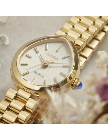 solar mujer Citizen L RAINELL Collection EM1202-50P 26.2mm cristal de zafiro
