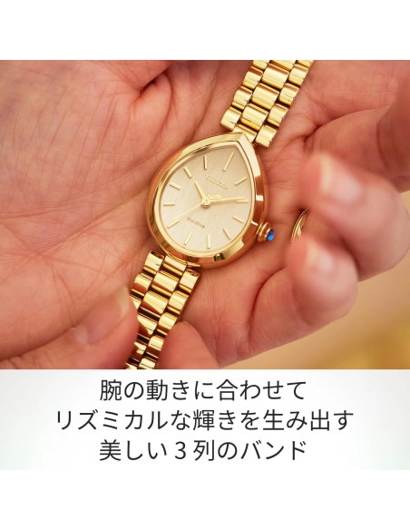 solar mujer Citizen L RAINELL Collection EM1202-50P 26.2mm cristal de zafiro