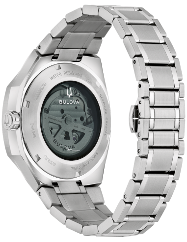 automático hombre Bulova Surveyor Marc Anthony 96A346 40.5mm cristal de zafiro curvo 100m