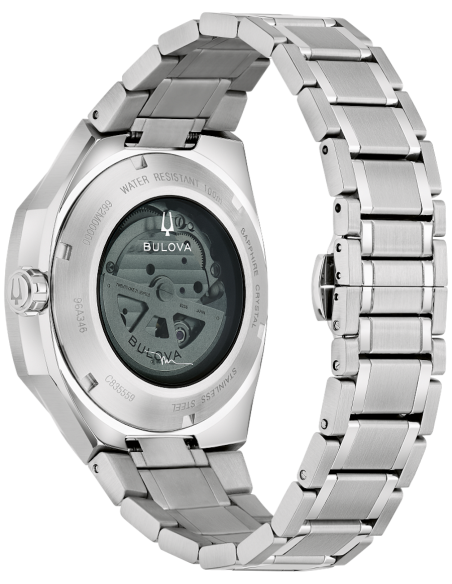 automático hombre Bulova Surveyor Marc Anthony 96A346 40.5mm cristal de zafiro curvo 100m