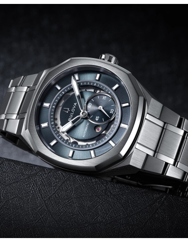 automático hombre Bulova Surveyor Marc Anthony 96A346 40.5mm cristal de zafiro curvo 100m