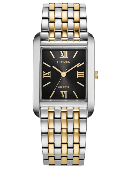 solar unisex Citizen Addysen BJ6574-59E 26.5x28mm 50m WR cristal de zafiro