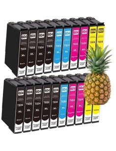 20 cartuchos compatibles para Epson 604XL XP2200 XP2205 XP4200 WF2950 WF2935 XP3200 XP3205 XP4205 WF2930 WF2910 XL