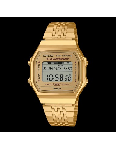 unisex Bluetooth Casio Classic Vintage ABL100WEG-9AVT  41.6 × 37.9 × 8.2 mm Hora Mundial
