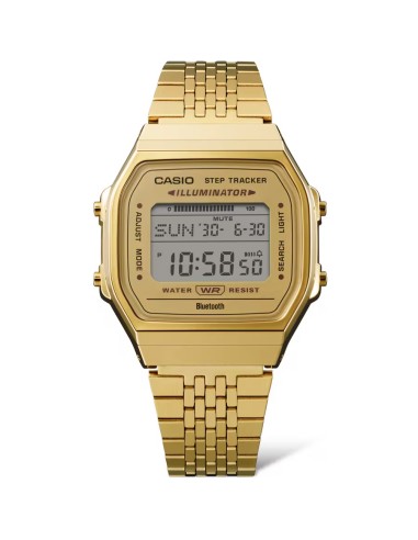 unisex Bluetooth Casio Classic Vintage ABL100WEG-9AVT  41.6 × 37.9 × 8.2 mm Hora Mundial