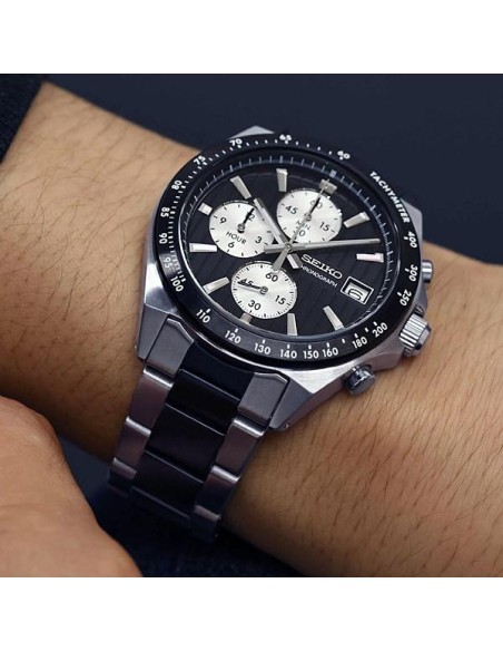 Seiko Silver Panda Blackline  SBTR043 JDM 41mm 100m
