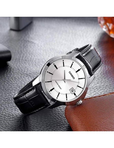 reloj cuarzo hombre Casio Classic MTP-V004L-7A 47 × 41.5 × 8.3 mm 51grs correa de cuero
