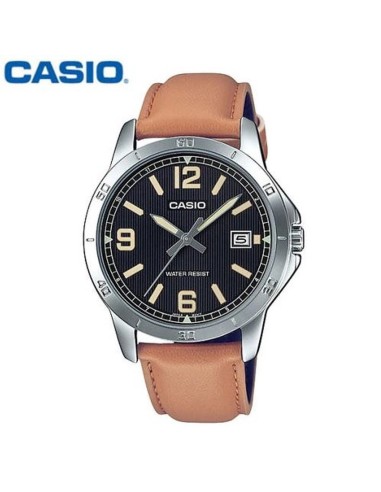 reloj cuarzo hombre Casio Classic  MTP-V004L-1B2 47 × 41.5 × 8.3 mm correa de cuero