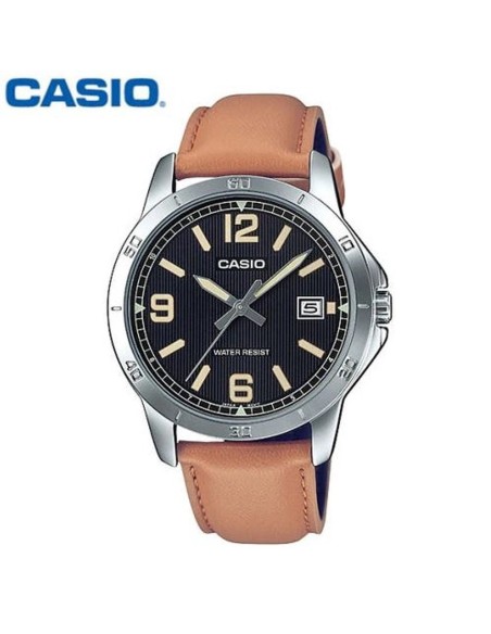 reloj cuarzo hombre Casio Classic  MTP-V004L-1B2 47 × 41.5 × 8.3 mm correa de cuero