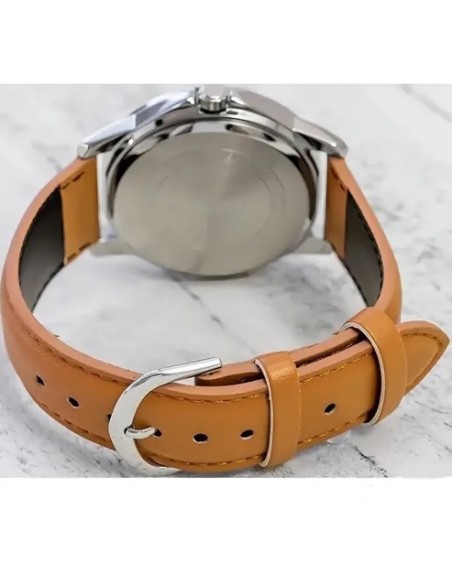 reloj cuarzo hombre Casio Classic  MTP-V004L-1B2 47 × 41.5 × 8.3 mm correa de cuero