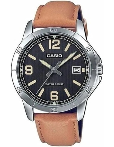 reloj cuarzo hombre Casio Classic  MTP-V004L-1B2 47 × 41.5 × 8.3 mm correa de cuero