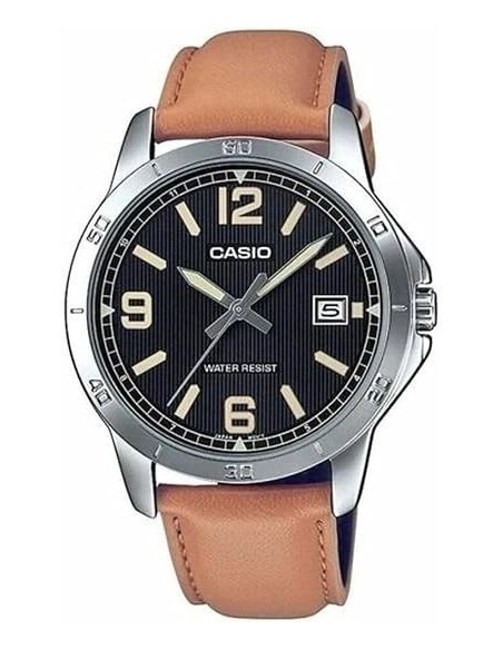 reloj cuarzo hombre Casio Classic  MTP-V004L-1B2 47 × 41.5 × 8.3 mm correa de cuero