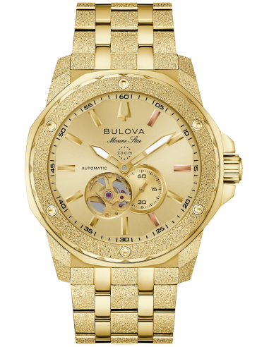 automático hombre Bulova Marine Star Marc Anthony 97A200 44mm 200m