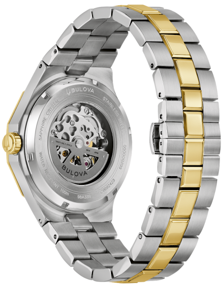 automático hombre Bulova Prestige 98A339 42mm cristal de zafiro
