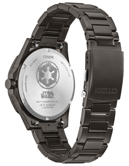 solar hombre Citizen Star Wars Imperial Battle AW1857-57W 42mm cristal de zafiro