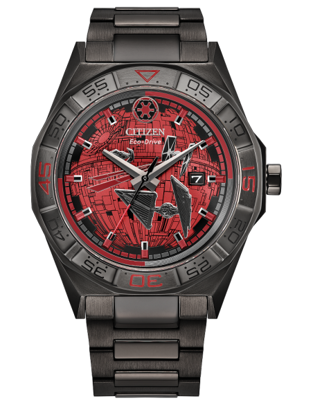 solar hombre Citizen Star Wars Imperial Battle AW1857-57W 42mm cristal de zafiro