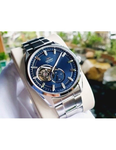 automático hombre Orient Stretto Semi-Skeleton RA-AR0003L 40.8mm cristal de zafiro
