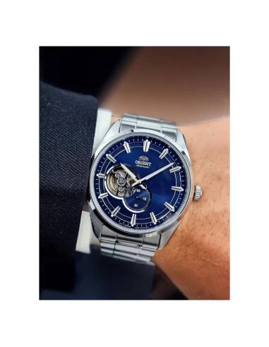 automático hombre Orient Stretto Semi-Skeleton RA-AR0003L 40.8mm cristal de zafiro