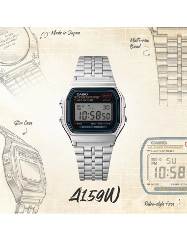 Casio Classic Vintage A159WA-N1JH JDM Hecho en Japón