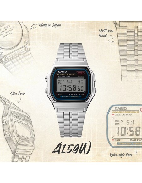 Casio Classic Vintage A159WA-N1JH JDM Hecho en Japón