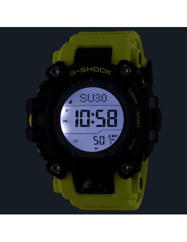 radiocontrol solar Casio G-Shock Mudman GW-9500MRY-1A9JF JDM 56.7 × 52.7 × 14.8 mm 200m WR resistente al barro