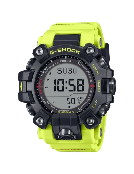 radiocontrol solar Casio G-Shock Mudman GW-9500MRY-1A9JF JDM 56.7 × 52.7 × 14.8 mm 200m WR resistente al barro