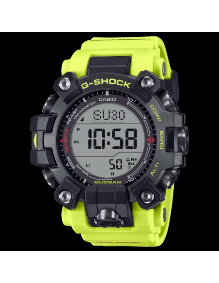 radiocontrol solar Casio G-Shock Mudman GW-9500MRY-1A9JF JDM 56.7 × 52.7 × 14.8 mm 200m WR resistente al barro